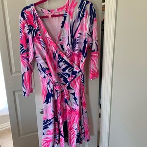 EUC Emilia wrap true blue paradise point